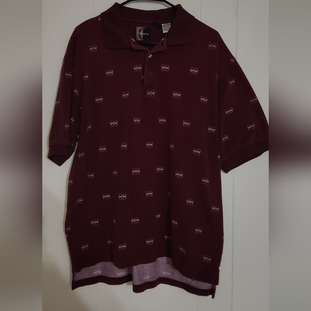 Mississippi State Maroon Polo Shirt